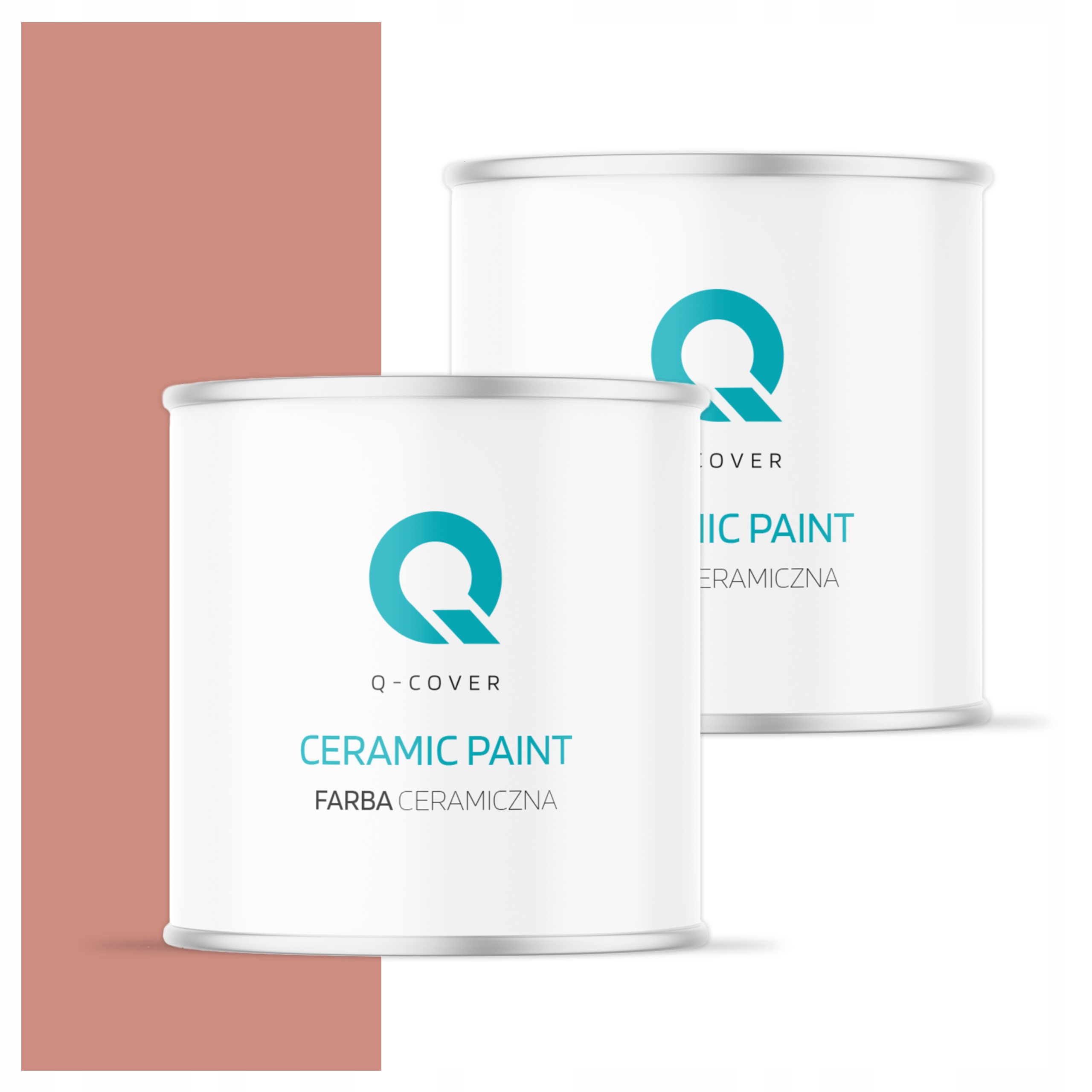 Keramická umývateľná farba na interiér 2L Hlboká matná farba lososová H5533