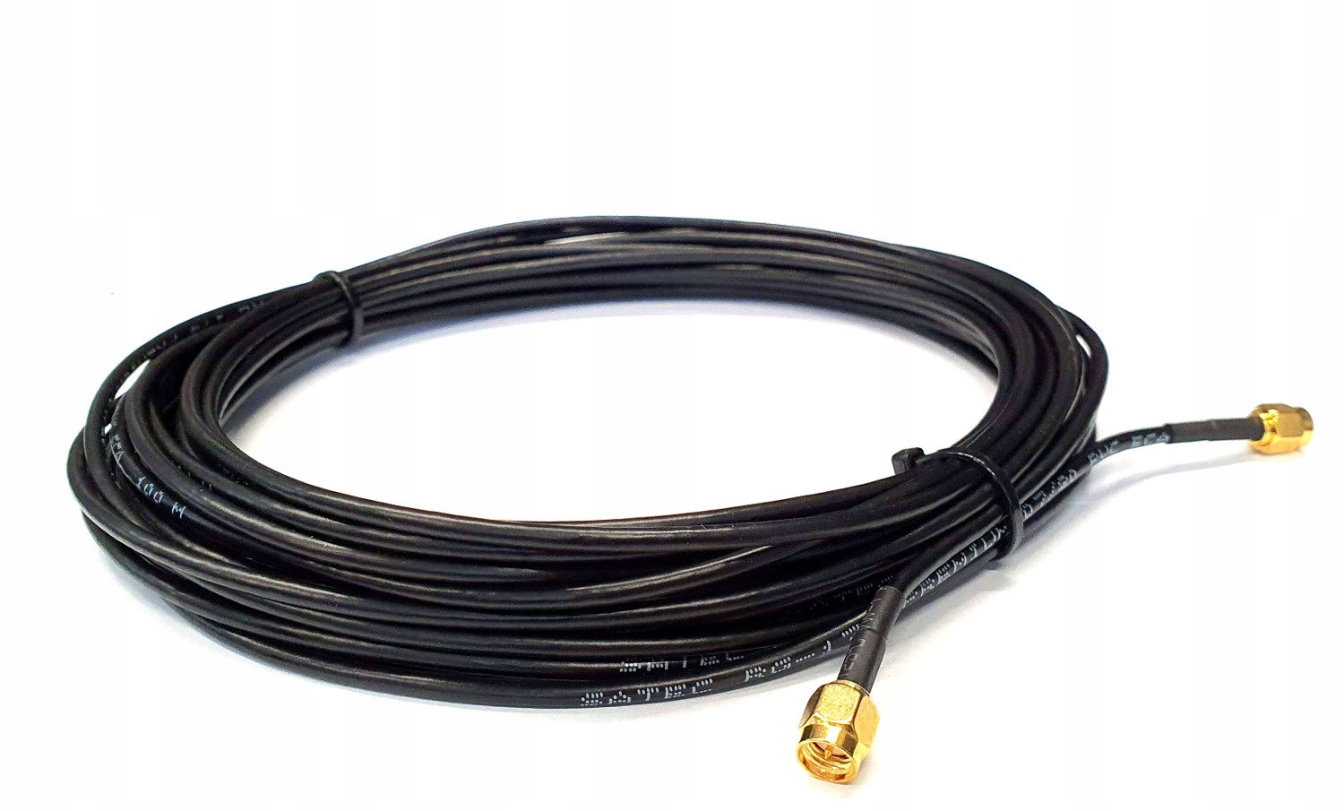 Supercienki kabel 3mm 5m +wtyki Sma Rtl Sdr Router