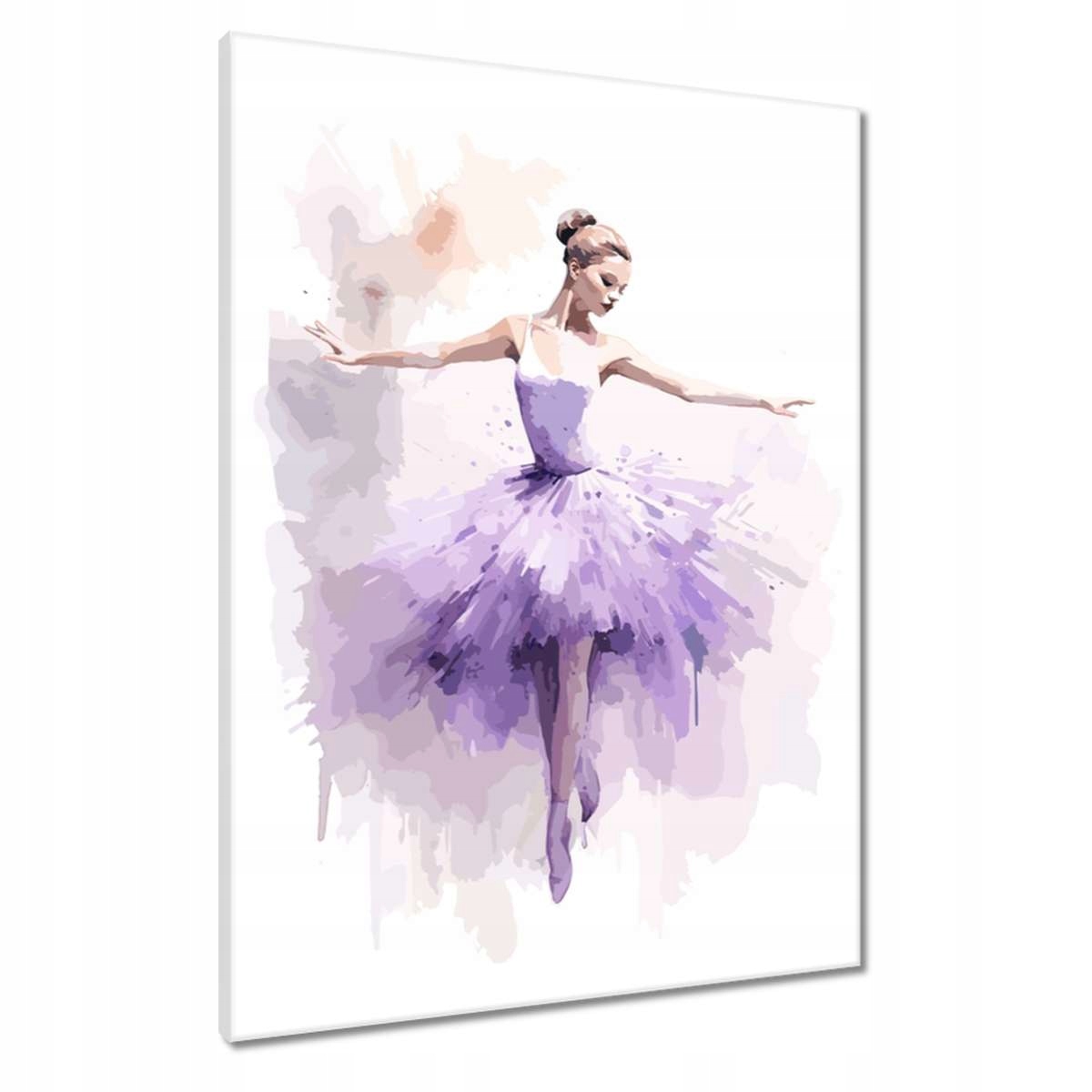 Obrazy 60x80 Fioletowa baletnica