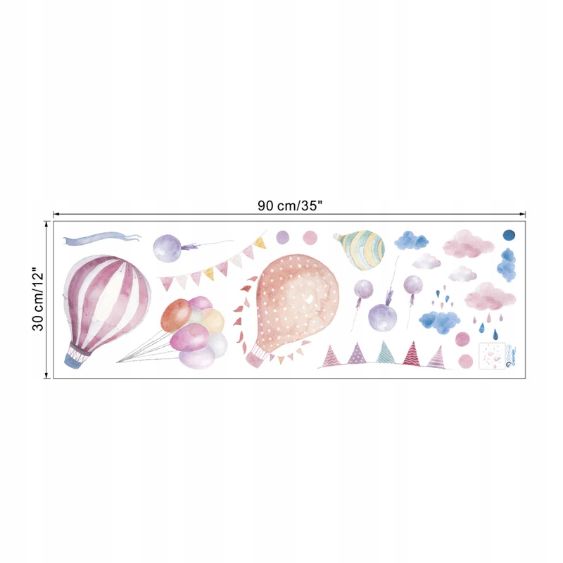 

Naklejki Na Ścianę Balony aż 23 naklejek!