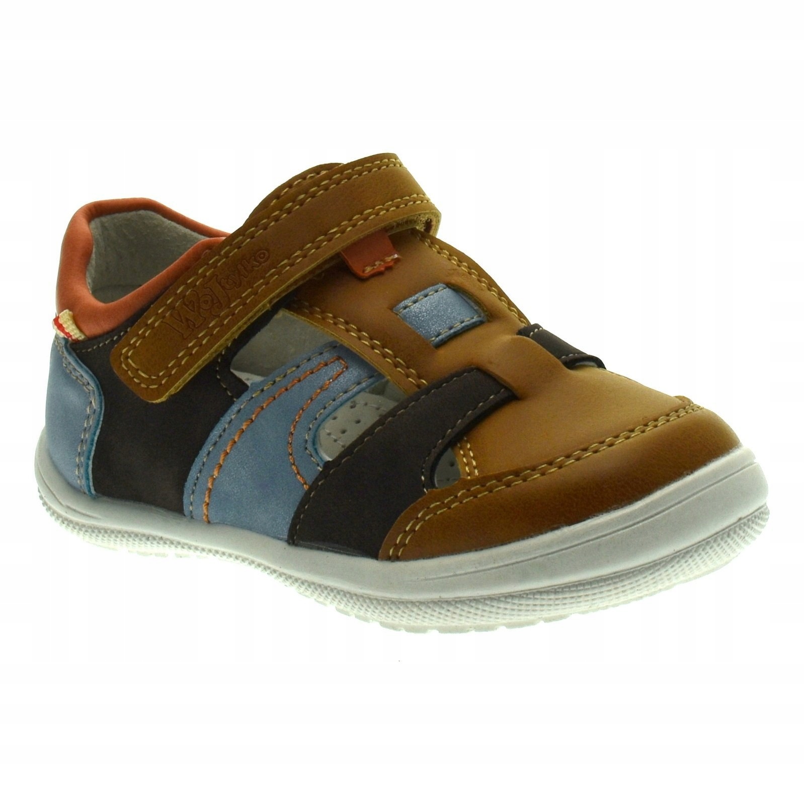 Wygodne półbuty dziecięce dla chłopca na rzep r.22 Stan opakowania oryginalne