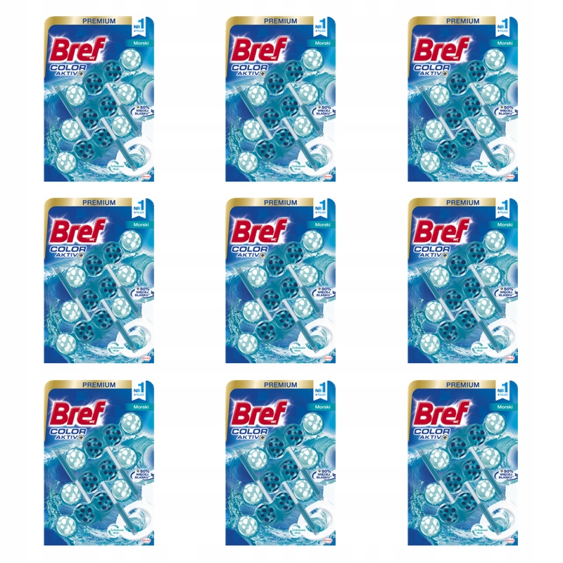Bref Color Aktiv Mořský 3x50 g X9