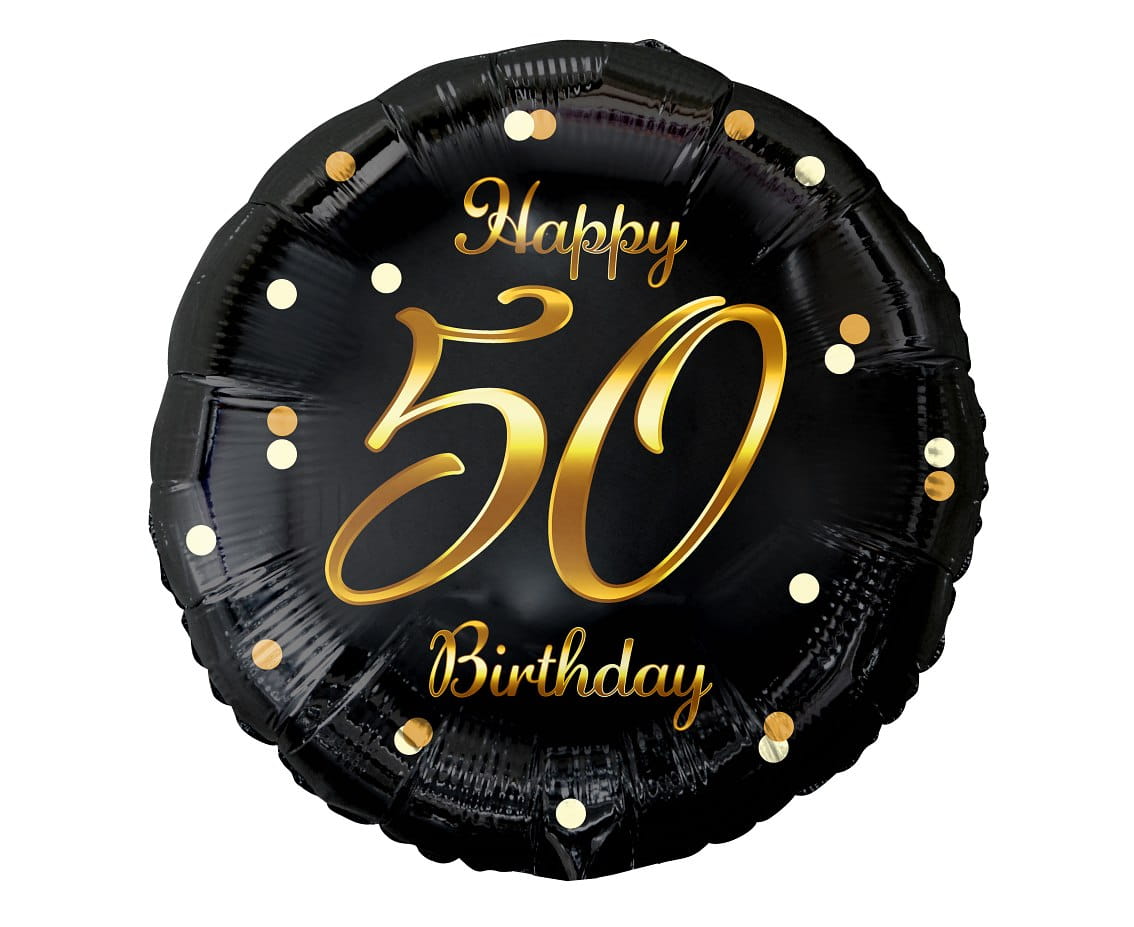 

Balon 18" Happy 50 Birthday Na 50 Urodziny