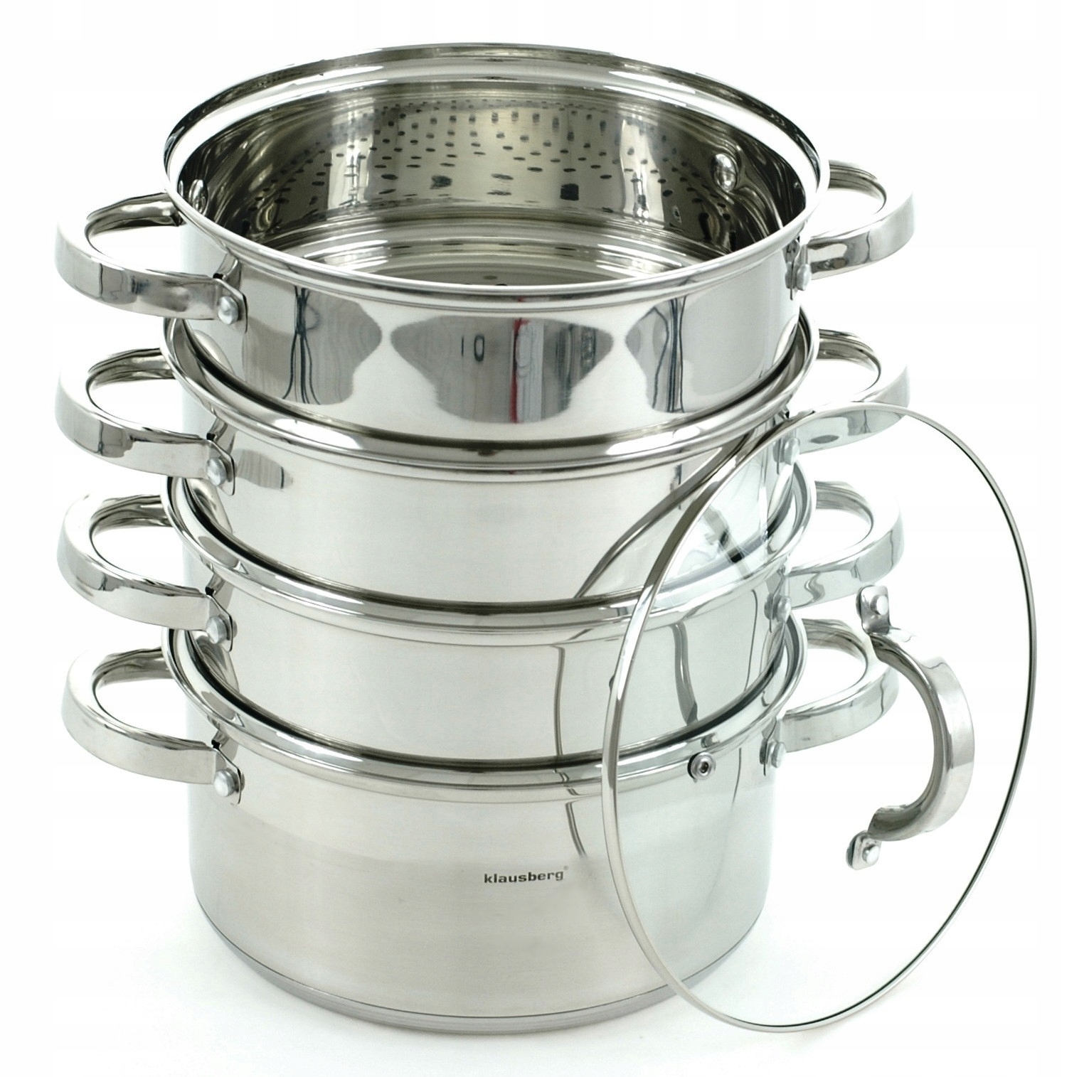 GARNEK 4 L Garnki do GOTOWANIA na PARZE 22cm Marka Klausberg