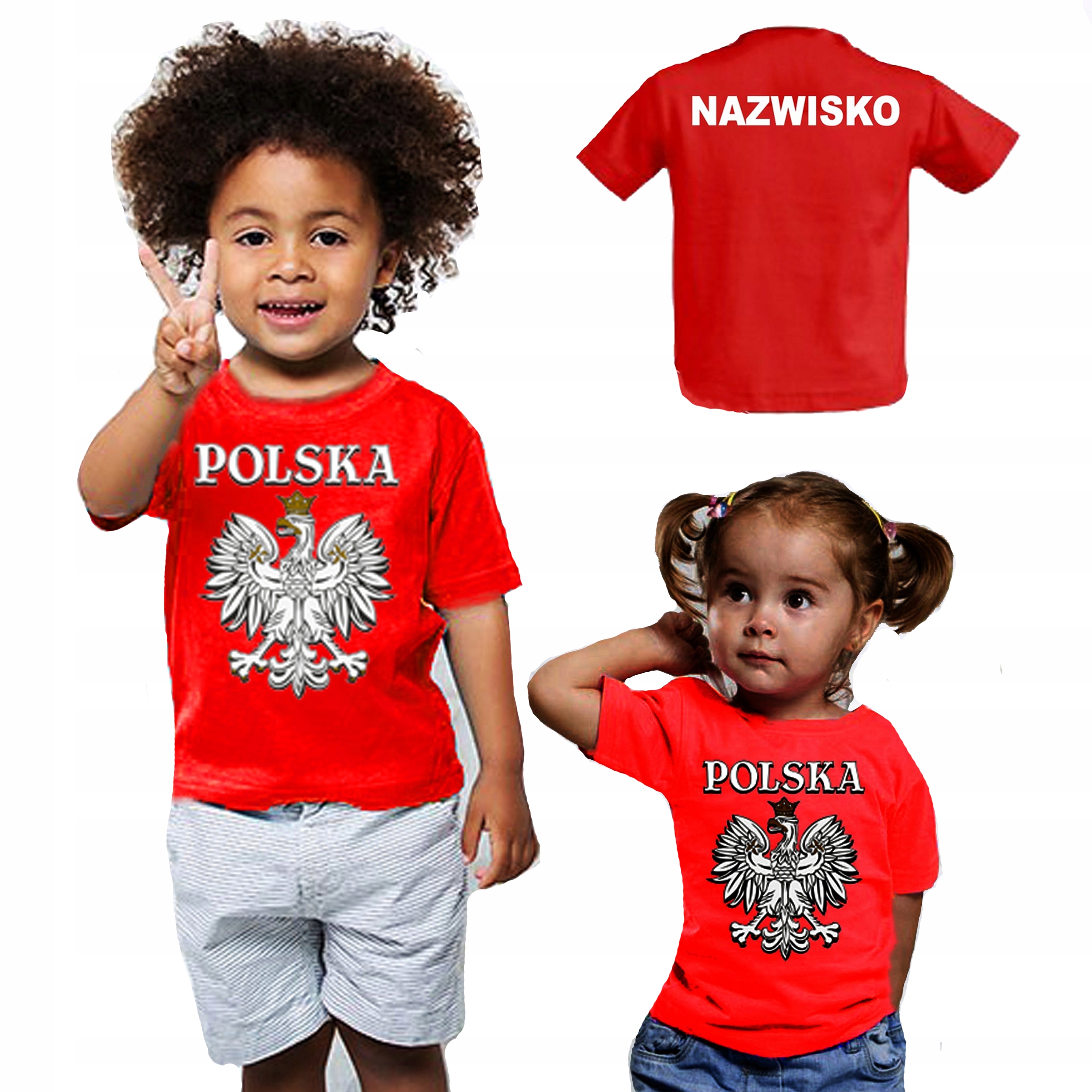 

Koszulka Polska Polski Twoje Nazwisko Ksywa 12/14