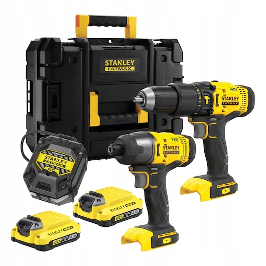 Zestaw 18V V20 SFMCD711SFMCF800 2*2.0AH Tstak SFMCK465D2T-QW Stanley