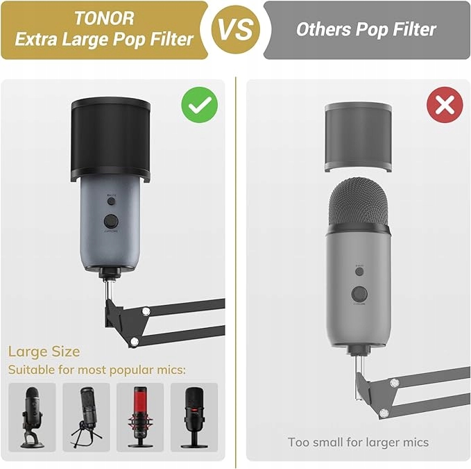 TONOR STATYW T50 DO MIKROFONU (893) Stan opakowania otwarte