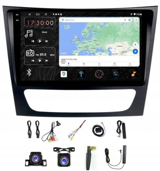 Rádio Navigácia Carplay Gps Android Mercedes W211 2002-2010 4GB 64GB Sim