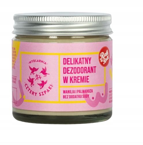 

4 Szpaki Delikatny Dezodorant W Kremie Wanilia Pal