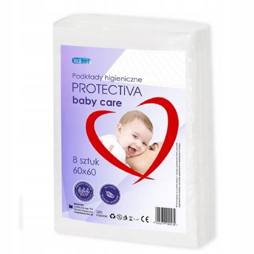 

Podkłady higieniczne chłonne baby care 60x60 8szt