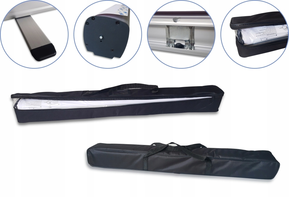 ROLL-UP ROLLUP 85x200 reklama BLOCKOUT PREMIUM Szerokość produktu 85 cm