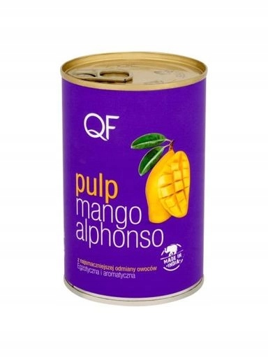 4x Qf mangová Pyré Alphonso 99,9% mango 450 g