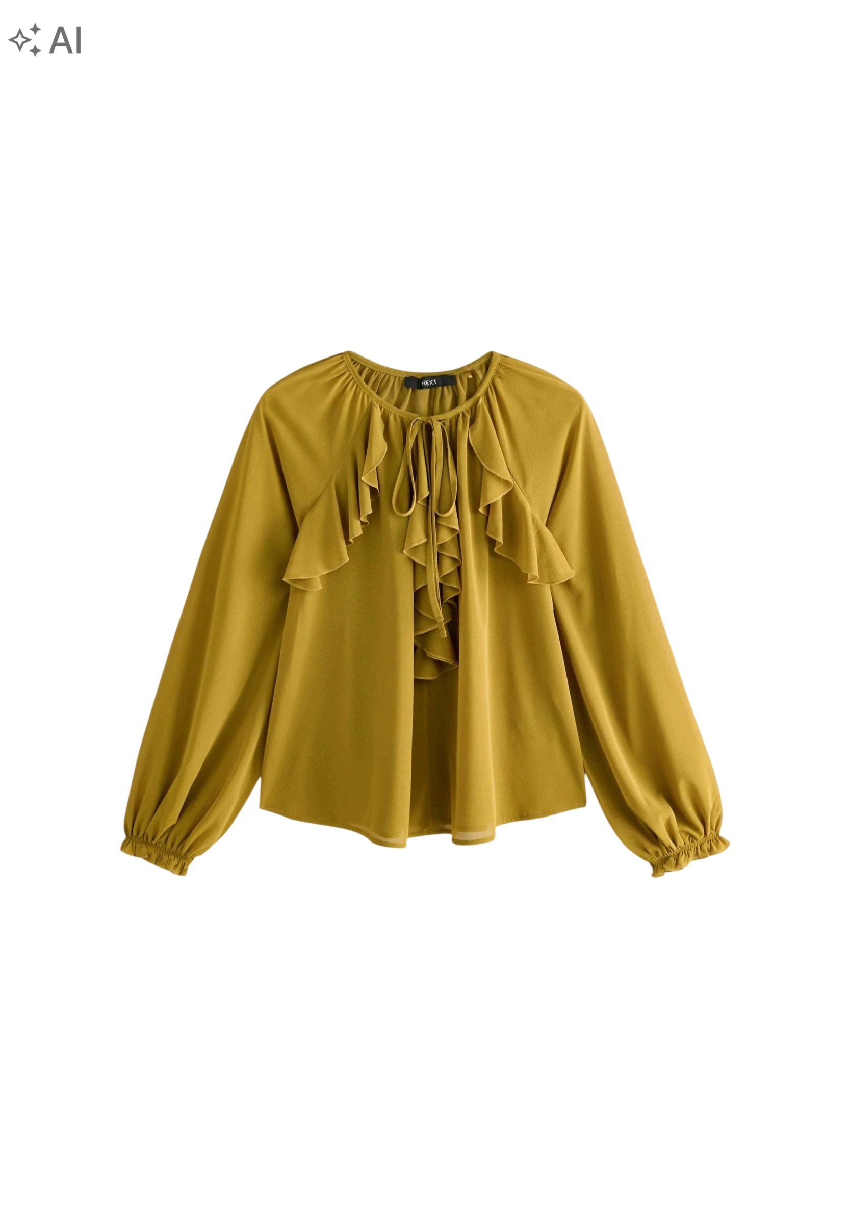 Dámská mikina s dlouhým rukávem Next Boho Ochre Yellow vel 42
