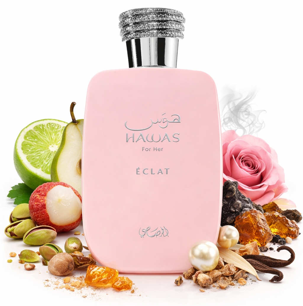Rasasi Hawas Éclat Parfémovaná Voda Pro Ženy 100 ML Orientální Květinová Edp