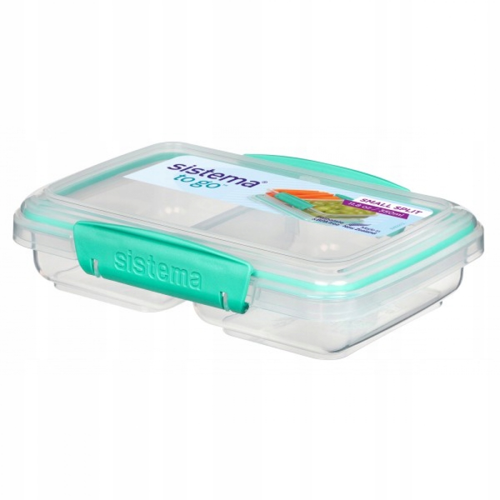 

Lunch Box dwukomorowy Sistema miętowy 0,35 l