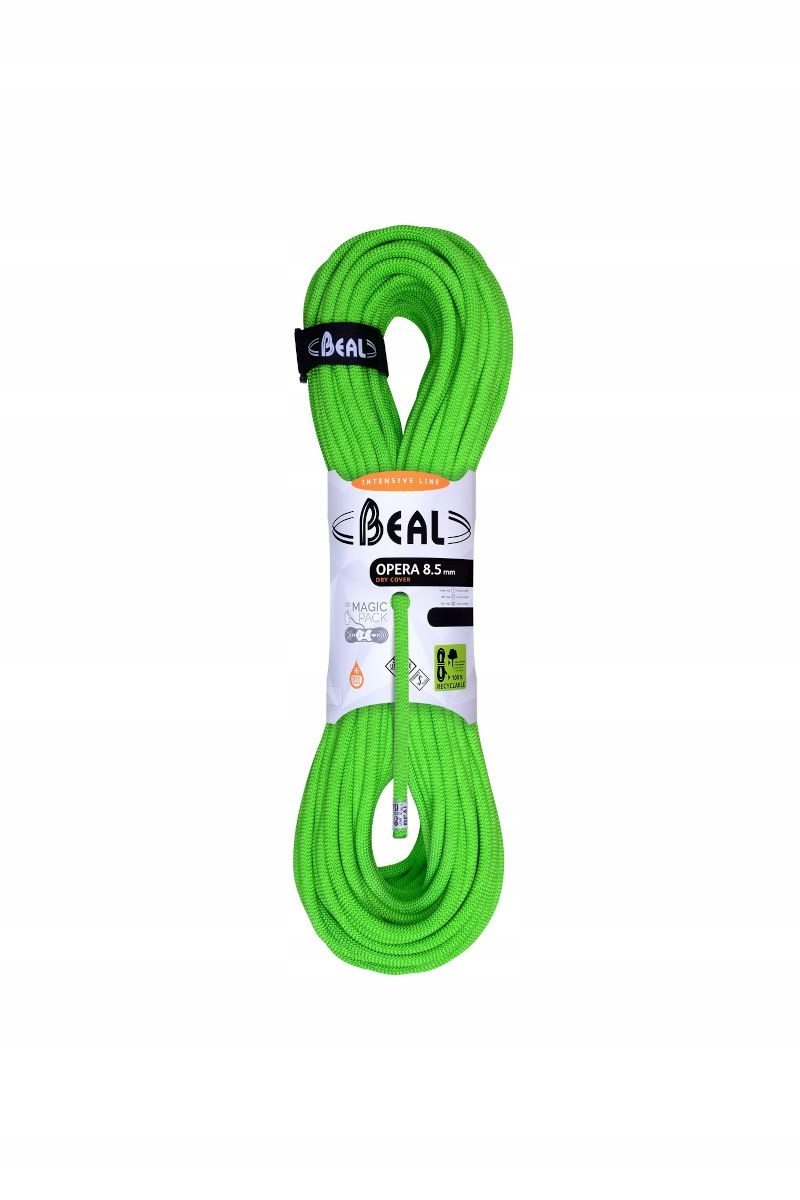 Dynamické lano Beal Opera Unicore 8,5 MM 60M Dry Green