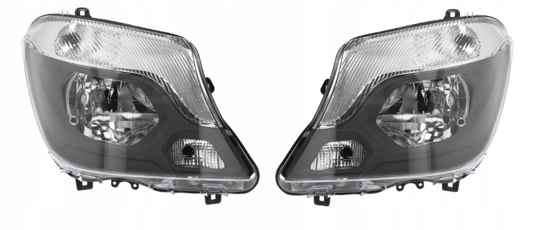 Mercedes Sprinter W906 Světlomet Halogen Hlavní Levé Pravé Schválení Eu