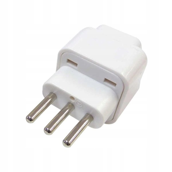 Adapter Podróżny Przejściówka Polska Włochy Włoski San Marino Italy Chile