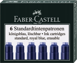 

Naboje do piór Faber-castell niebieskie 6 szt.