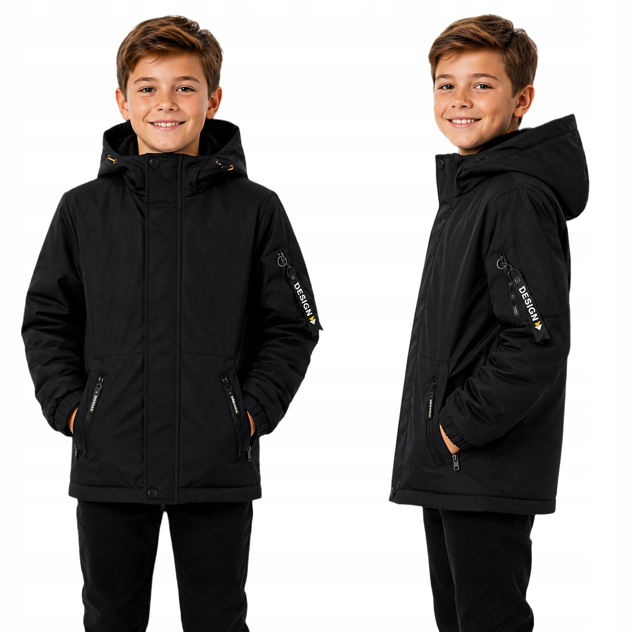 Kurtka chłopięca przejściowa softshell, wodoodporna/wiatroszczelna 134/140