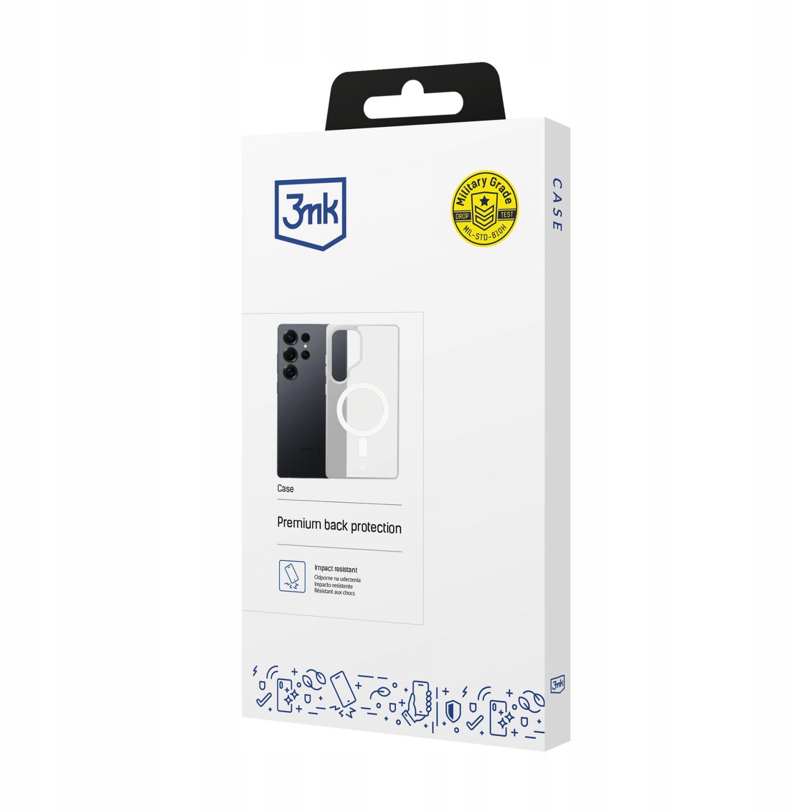Samsung Galaxy S25 Ultra 3MK Smoke Magcase White