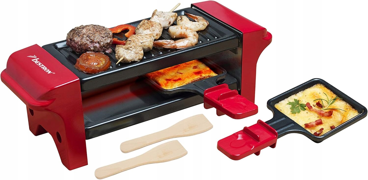 Mini Gril Raclette Stolní 2 Pánevky 350W