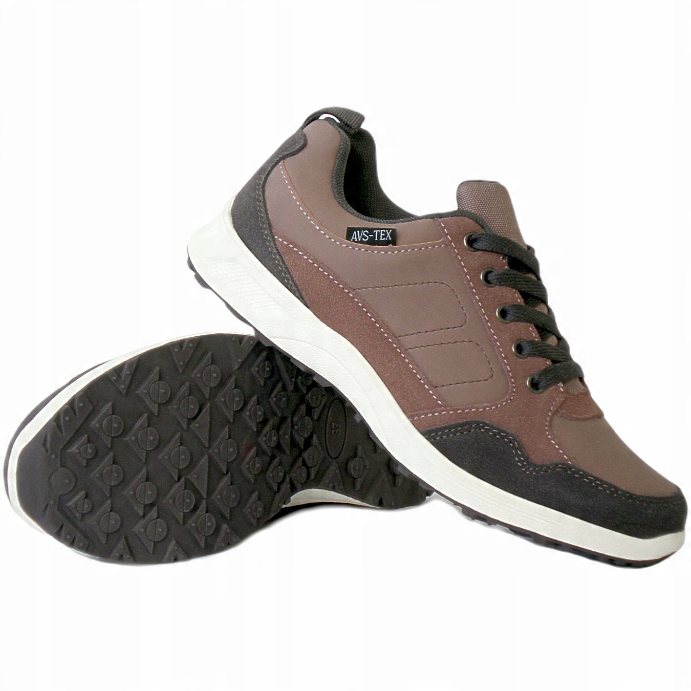 

Buty damskie Walkx membrana ze skórą brązowe A 37