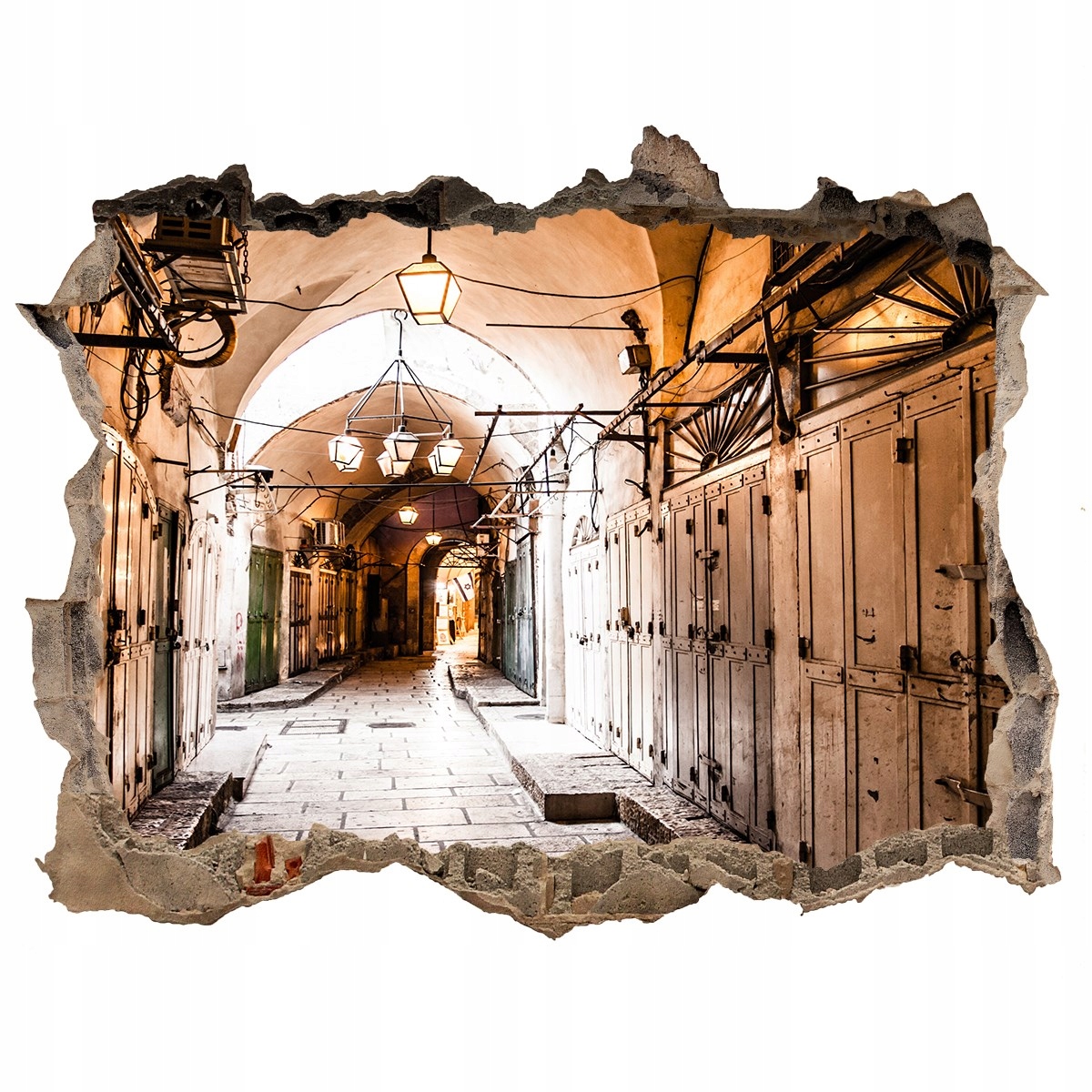 

Fototapeta dziura na ścianę 3d Jerozolima 120x81