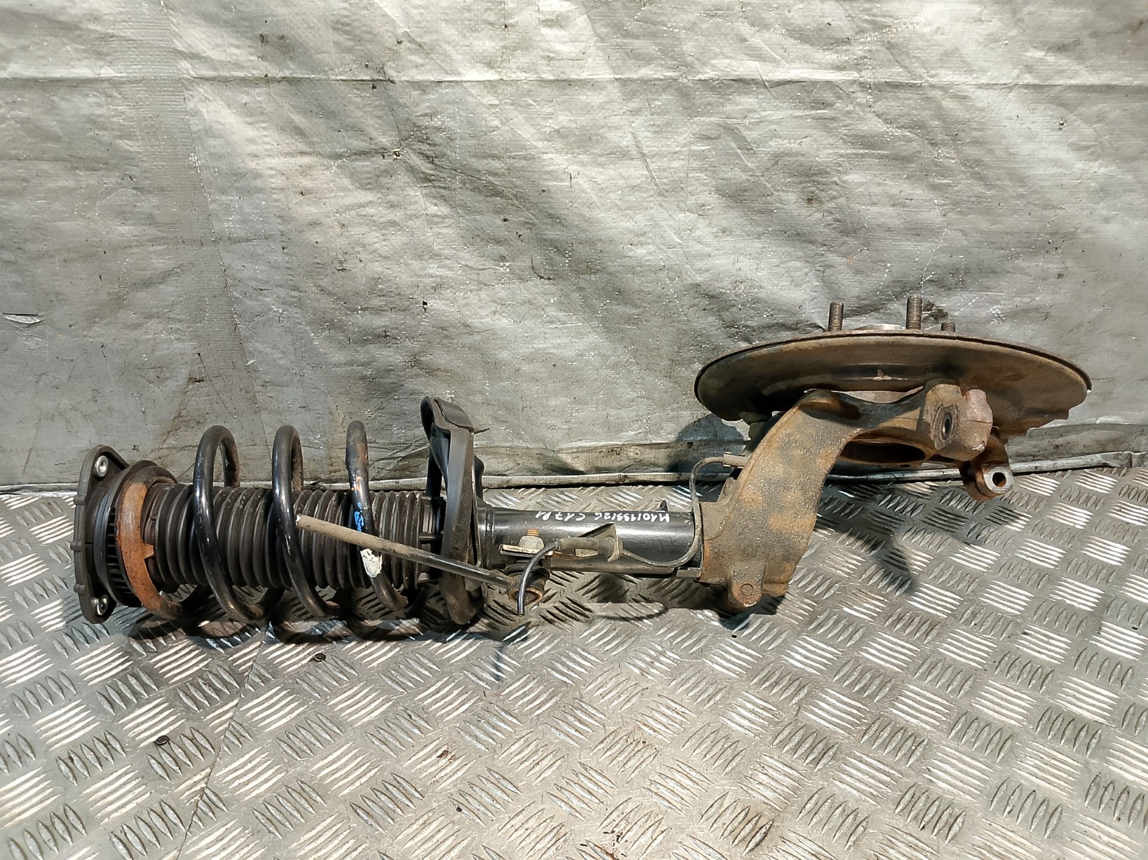 McPherson right shock absorber + spring + swing FORD FOCUS MK3 1.6 TDCI