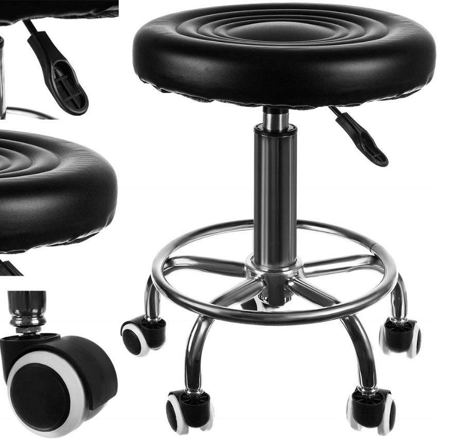 

Barowy Hoker Stołek Fryzjerski Solidny Taboret