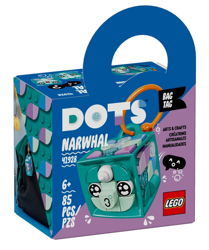 LEGO DOTS 41928 ZAWIESZKA Z NARWALEM 6+ NOWA