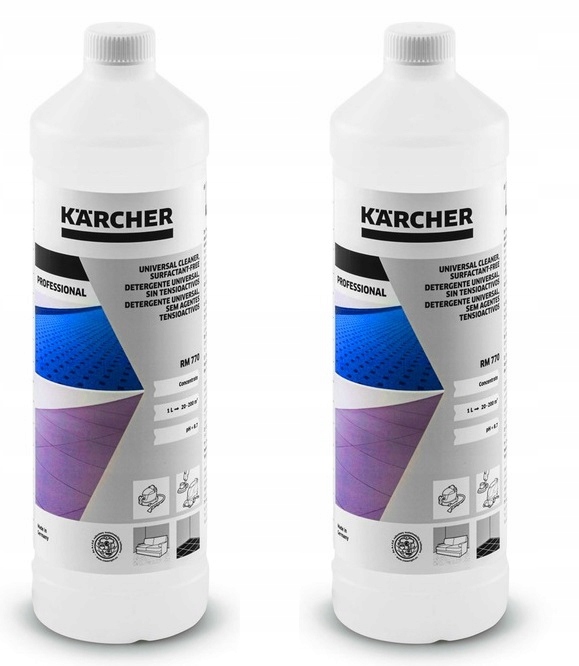 

2 x Koncentrat do prania dywanów Karcher Rm 770 1L