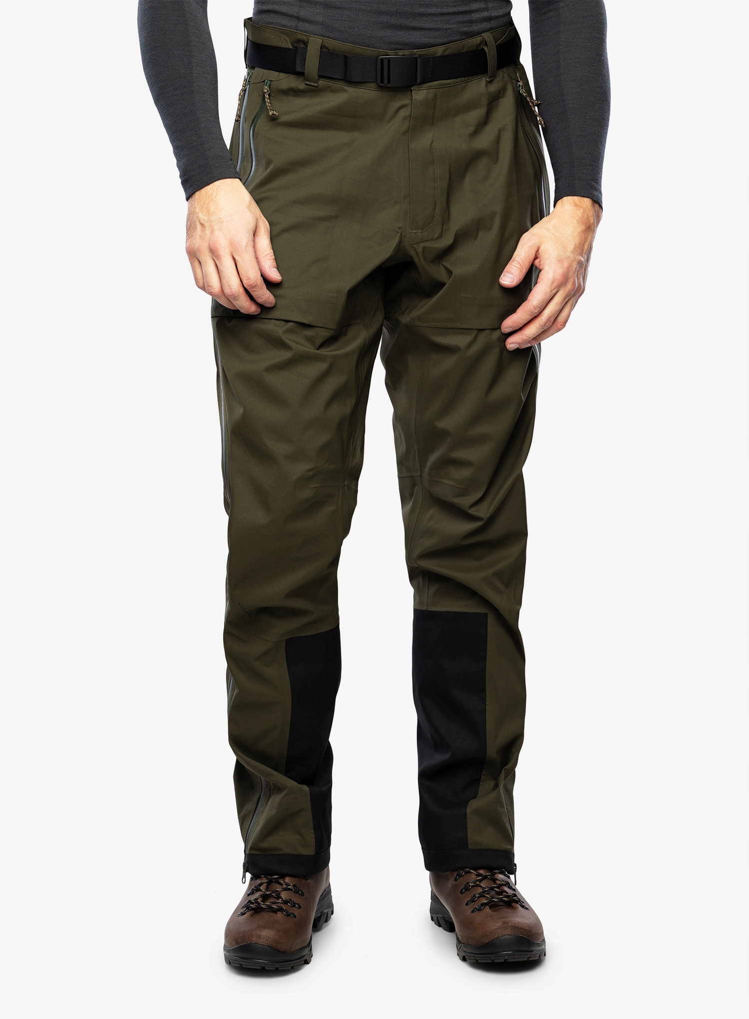 Kalhoty Fjallraven Keb Eco-Shell Trousers deep forest XL