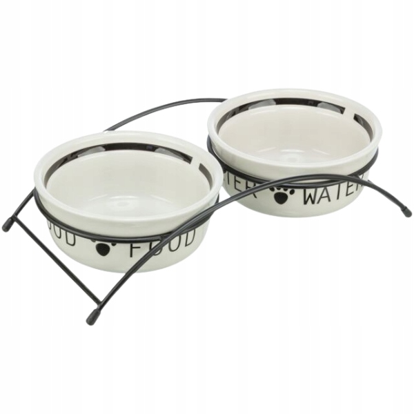 Levně Trixie keramické Misky pro psy 0,6 l na stojanu