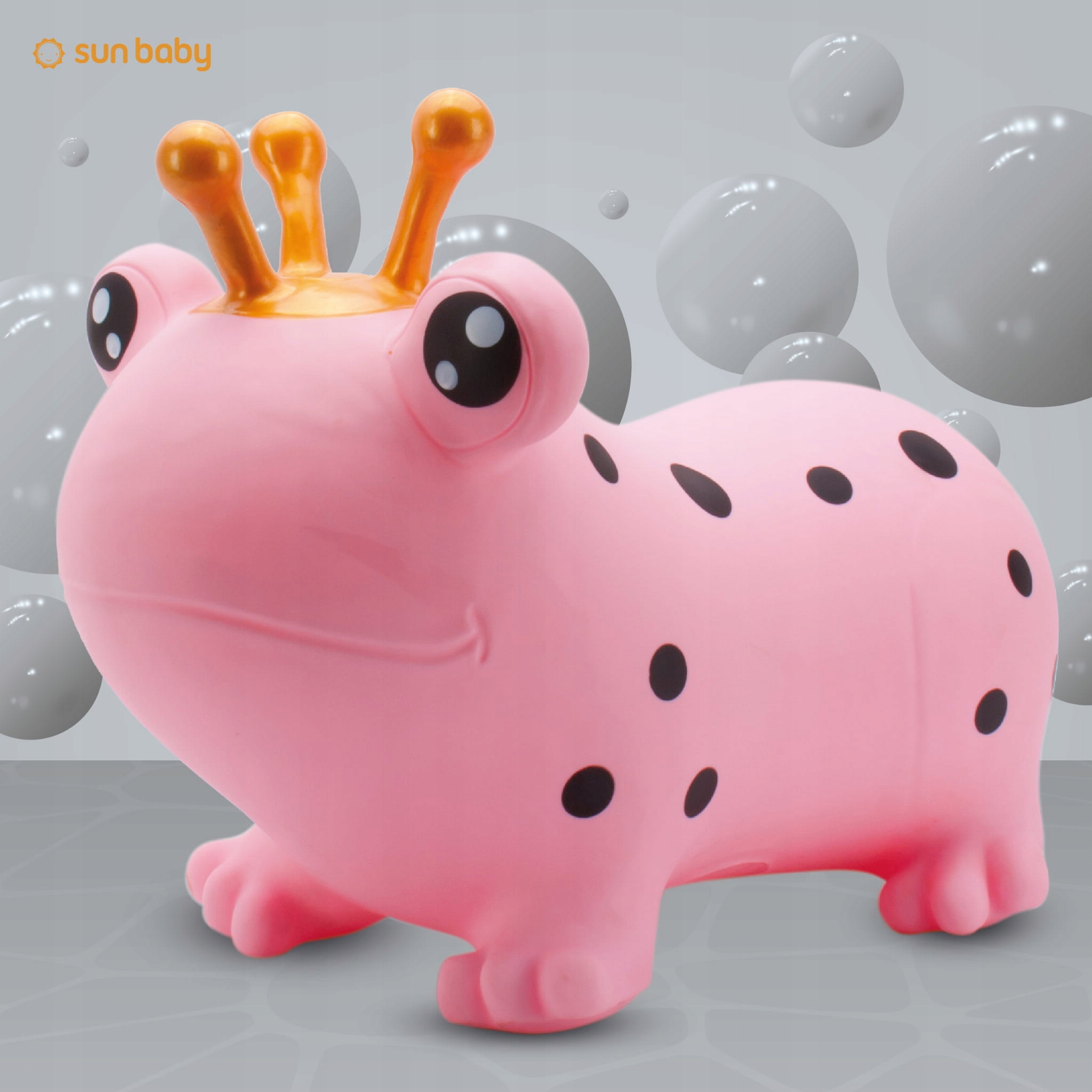 Skoczek dla dzieci do skakania z pompką ŻABA różowy Sun Baby EAN (GTIN) 5907798857852