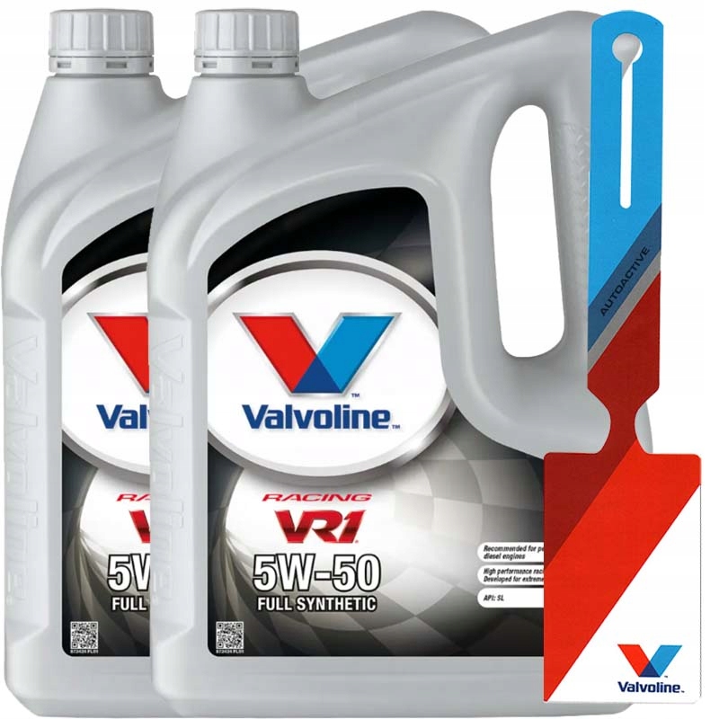 VALVOLINE VR1 RACING 5W50 OLEJ SILNIKOWY 5W-50 8L