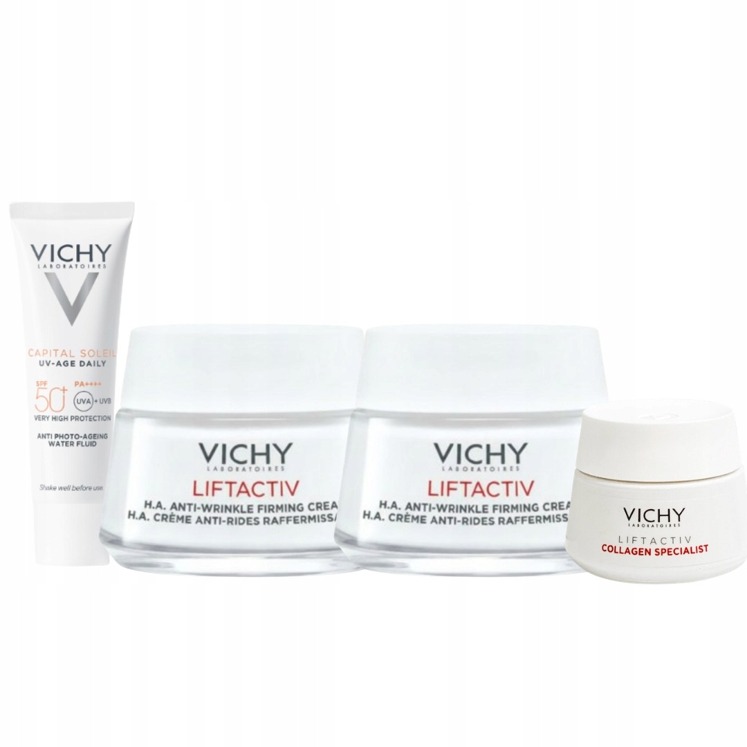 Vichy Liftactiv Supreme ujędrniający krem na dzień do cery suchej 50ml 2PAK