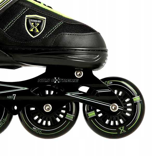 ŁYŻWOROLKI KAUCZUKOWE Regulowane Damskie 39-42 Marka Nils Extreme