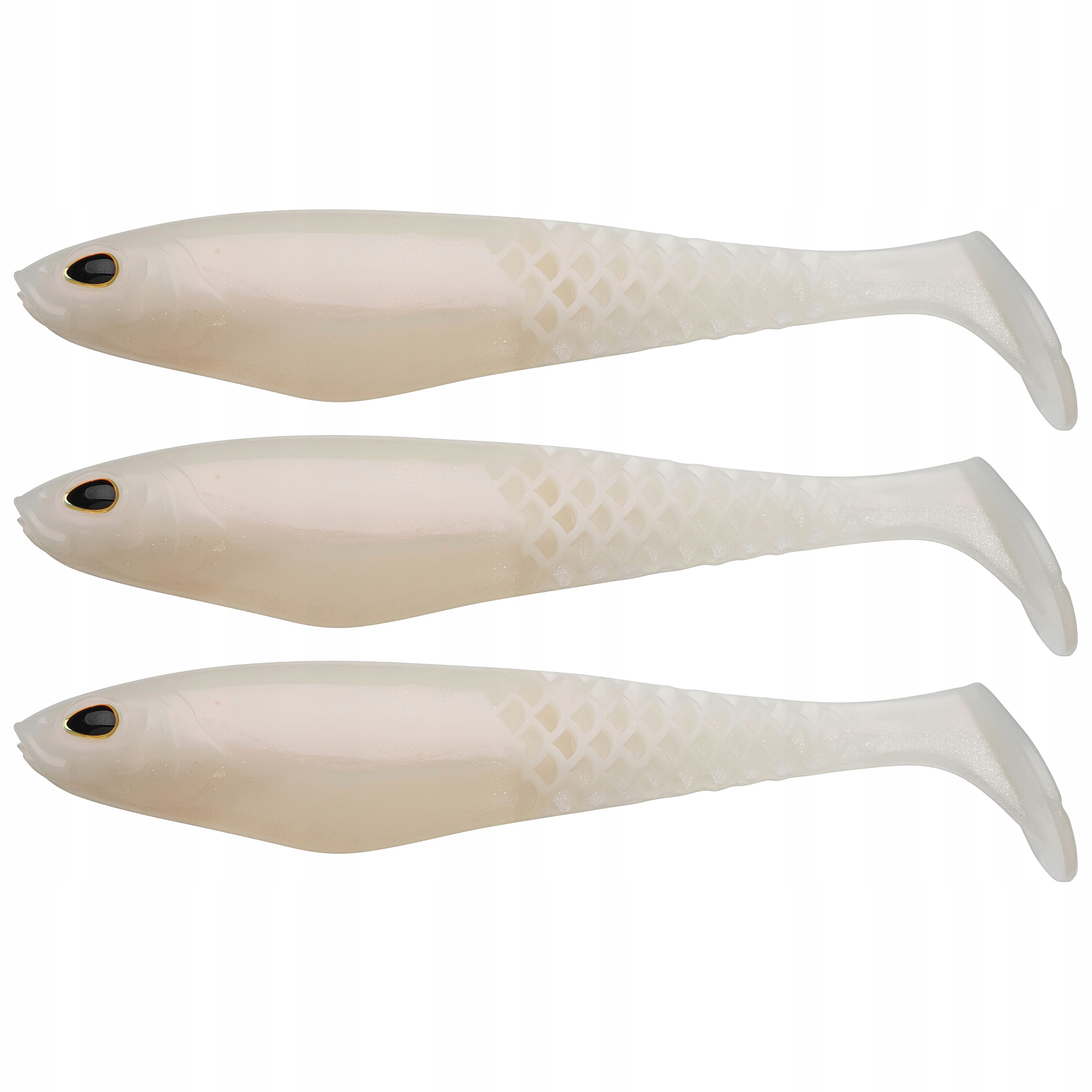 Guma Berkley PowerBait Cullshad 15cm Pearl White Przynęty Zestaw 3szt