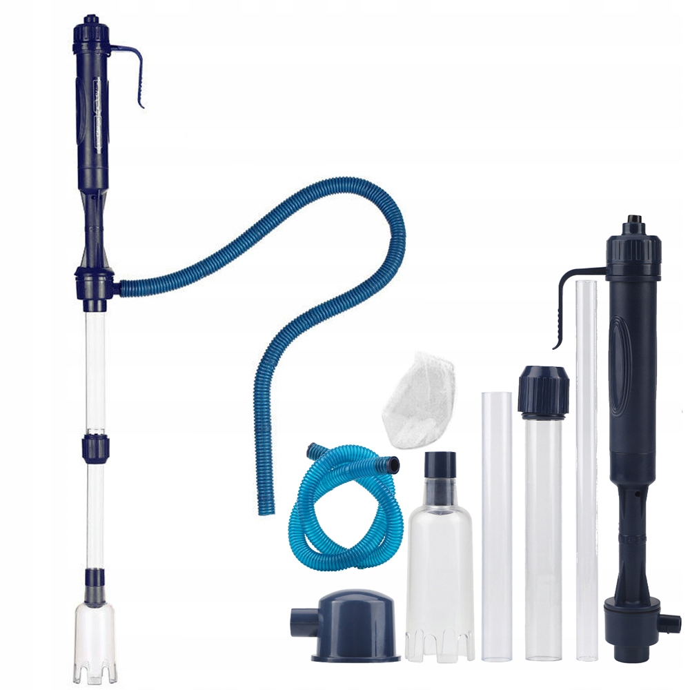 Elektrický Odmulčovač S Pumpičkou 52 CM Vysavač Pro Akvárium A Výměnu Vody