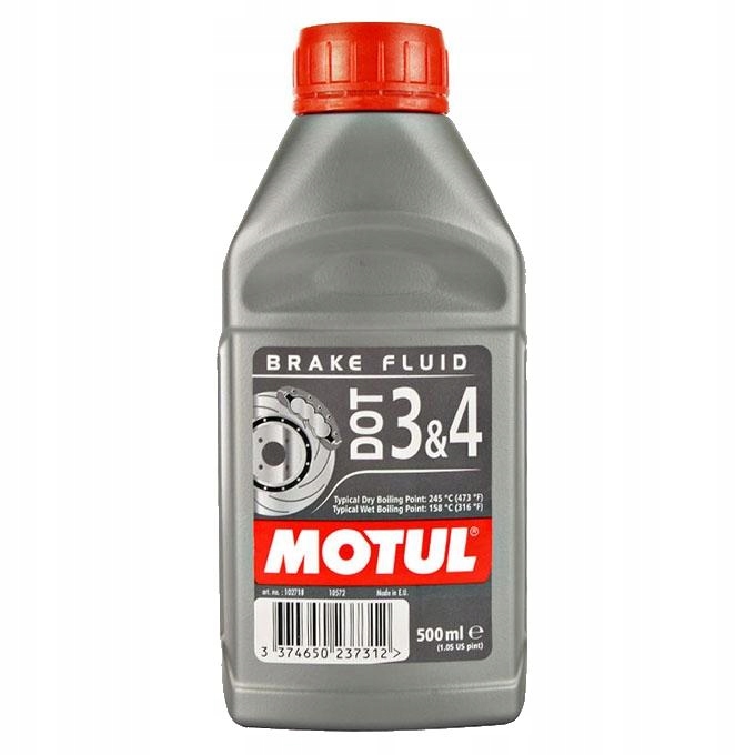 

Motul DOT3 DOT4 Brake Fluid 500 ML płyn hamulcowy