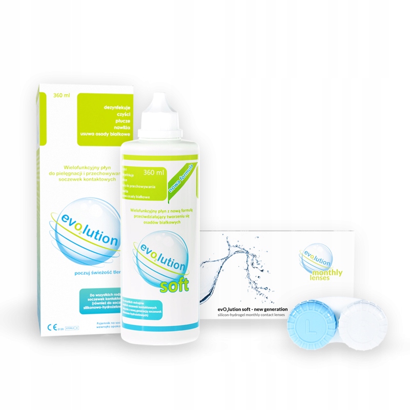 

Soczewki EVO2LUTION Monthly 6SZT Płyn 360ML