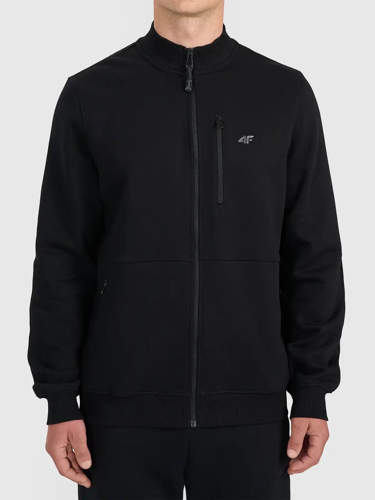 Bluza Męska Dresowa 4F Rozpianana Bez Kaptura XXL M2547 SS26