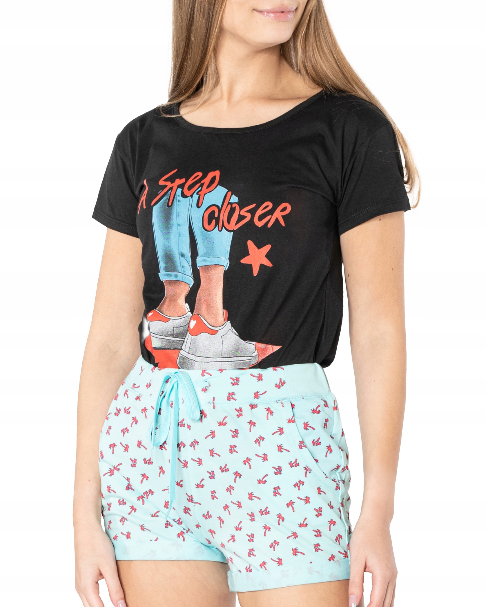 

Krótkie Spodenki Szorty Damskie na Lato 46596-3 XL