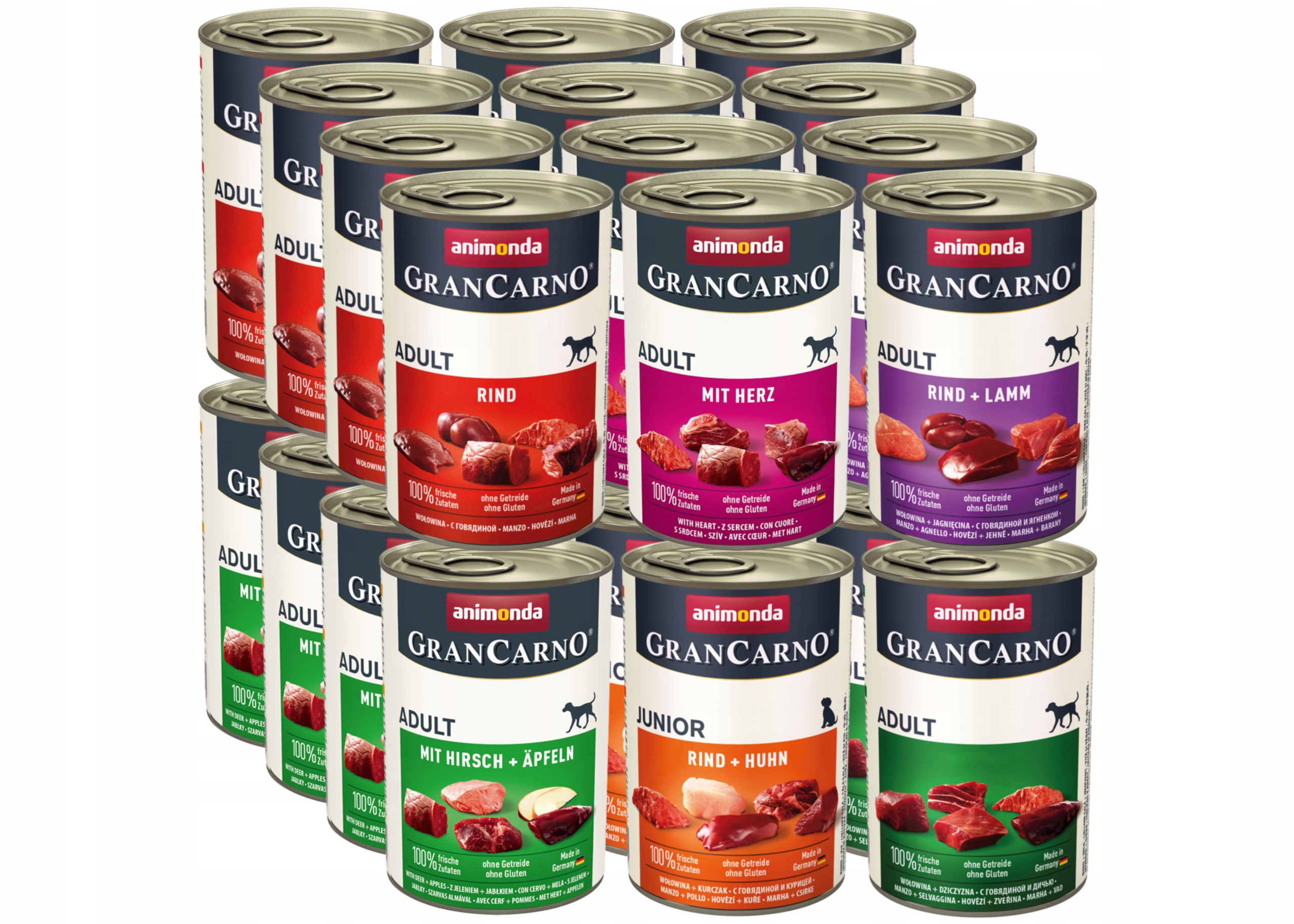 Levně Animonda Dog GranCarno Adult 400g Sada 20+4 Bonus