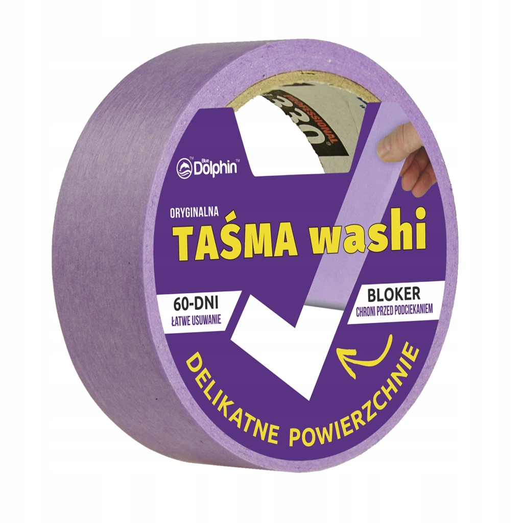 

Taśma Malarska Washi delikatne powierzchnie 29mm