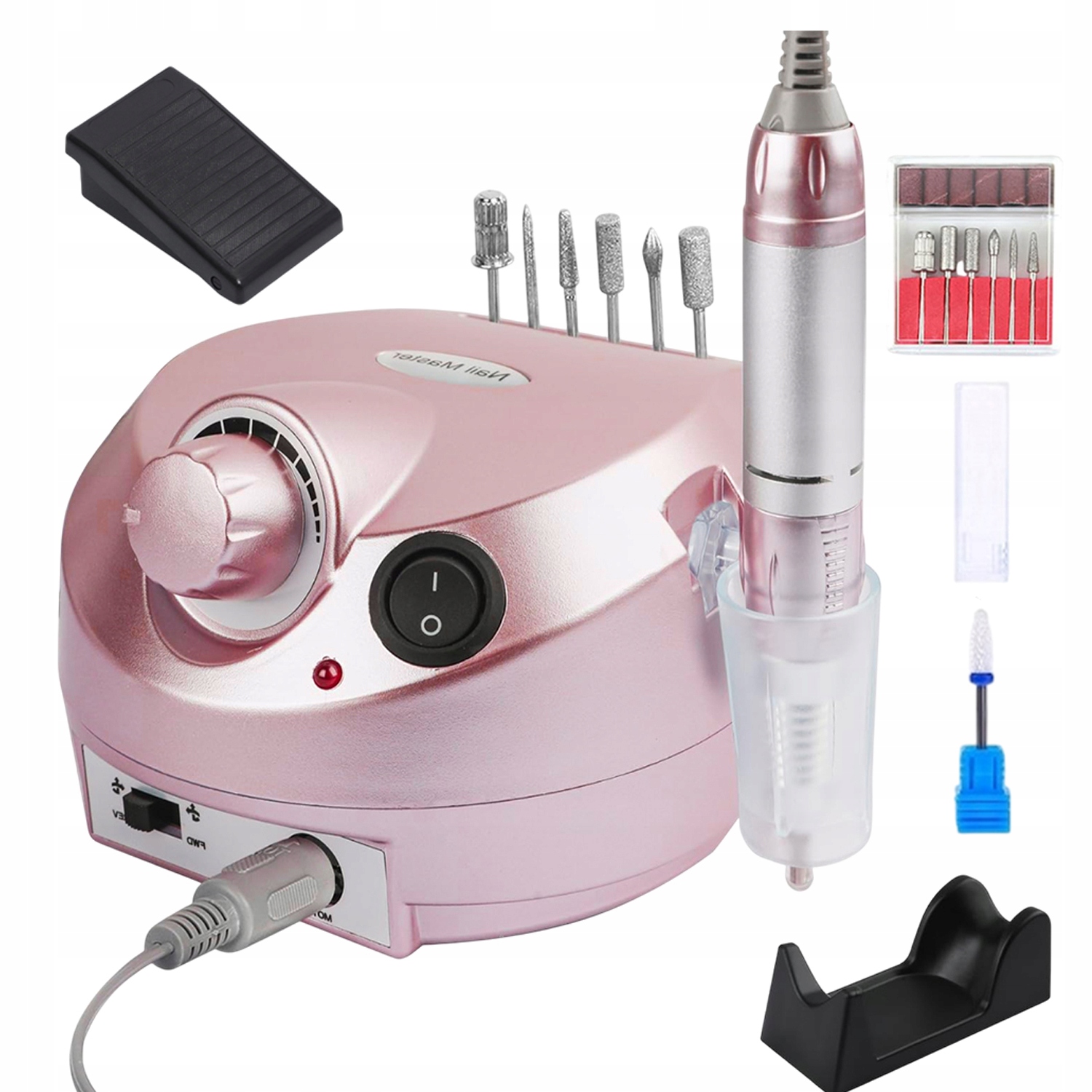 Bruska Na Nehty 65W Manikúra Pedikúra Silná Profesionální Frézy