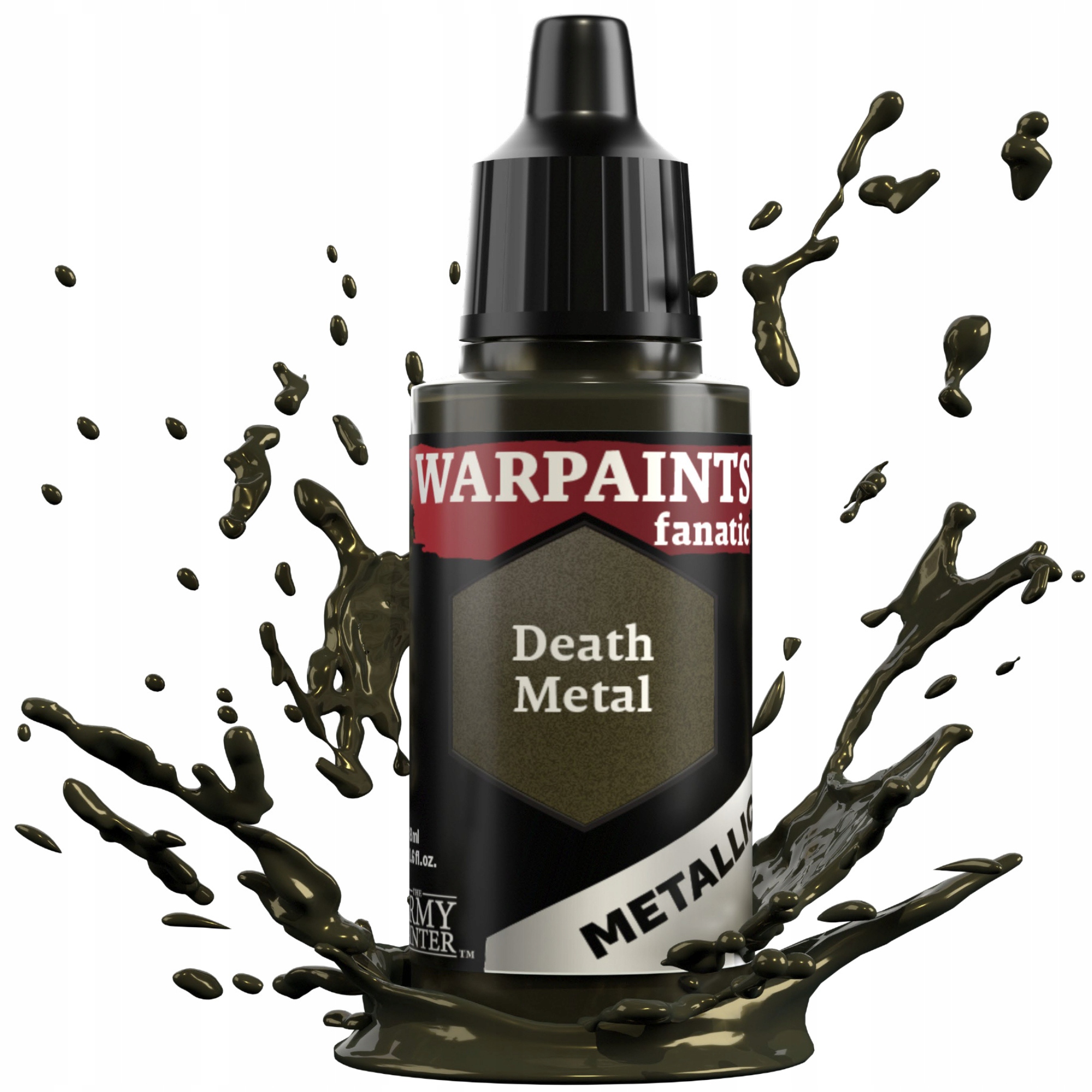 Farbka The Army Painter Warpaints Fanatic Metallic Death Metal 18ml