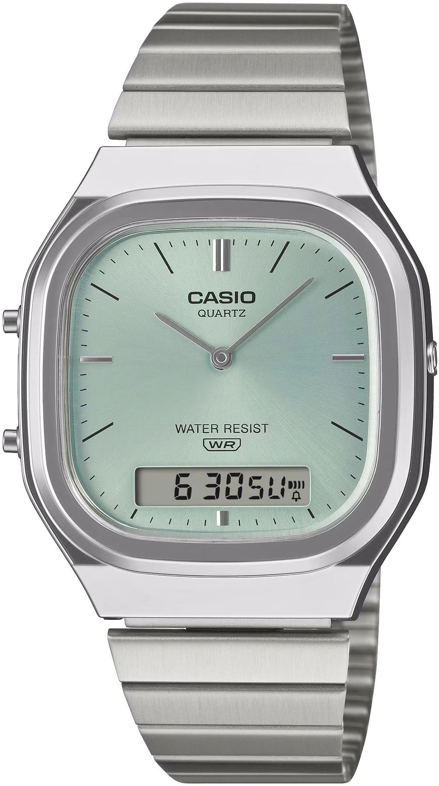 Hodinky Casio AQ-240E-2AEF Vintage Collection Retro Stříbrné