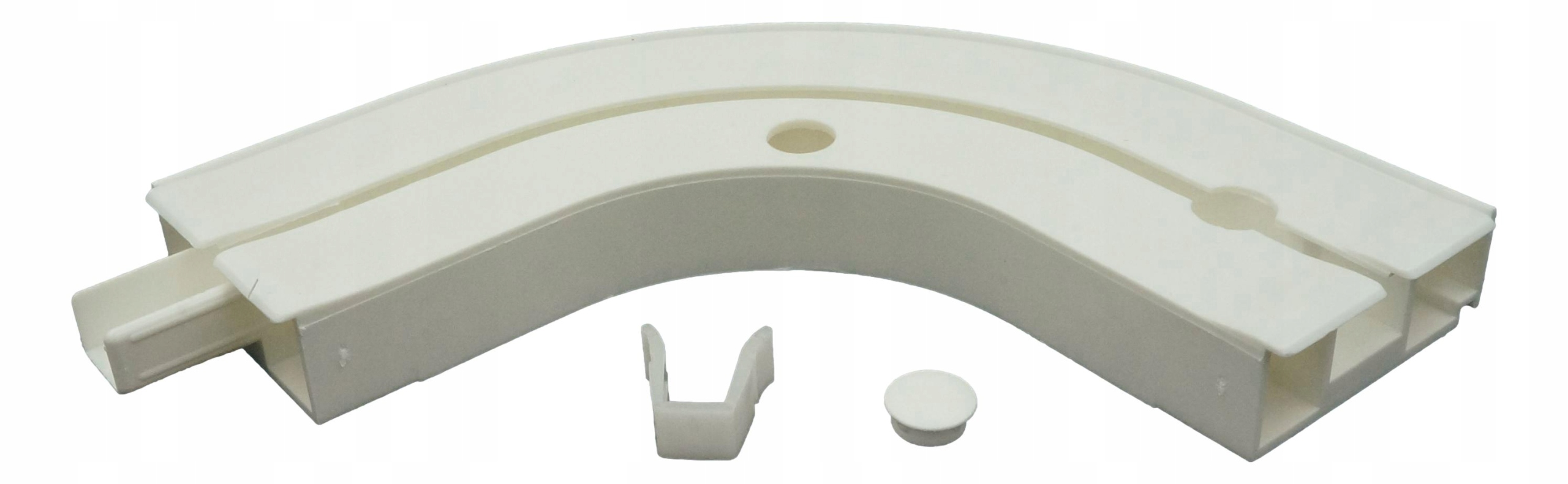 

Łuk końcowy szyna sufitowa Pcv biały I-tor komplet